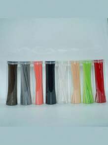 100pcs/Jar Fragrance Diffuser Sticks, Multi-Color, Convenient, Moisture-Proof, Decorative Aroma Diffuser