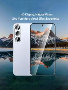 4-In-1 Mobile Phone Screen Protector Set - Includes 2 Transparent High-Definition Tempered Glass Screen Protectors, 2 Camera Lens Protectors, Shock-Resistant, Compatible With Galaxy A16/A36/A56/A06/A14/A15/A34/A35/A54/S20 FE And More. Transparent Gift For Birthday, Family, Friends. Essential Mobile Phone Screen Protector, Suitable For Daily Protection, Office, Home And Other Occasions. - Clear - View 7