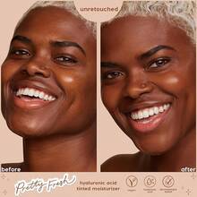 ColourPop Pretty Fresh Tinted Moisturizer - Hydrating Skin Tint With Lightweight Coverage - Formulated With Hyaluronic Acid & Coconut Water For Healthy-Looking Skin - Medium 12W (1.45 Oz) - 深暗 24N - 查看 4
