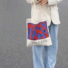 Women Shoulder Bags - 鬱金香(袋口拉鍊+內兜) - 查看 2