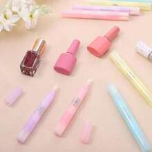8pcs Nail Polish Remover Pen Gel Nail Polish Corrector Pen Polish Cuticle Nail Edge Cleaning Pen With Cotton Tip For Nail DIY Design Nail Polish Clean Up Tool -It Is Important For Beauties - As Pic - View 7