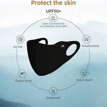 5-Piece Set Of Breathable, Washable, And Reusable Sun Masks Suitable For Hiking, Cycling, And Exercise - Multicolor - View 3