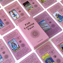 Pink Learning Tarot 10.3*6cm 78 Pcs Tarot Cards With Keywords Based On Rider Waite System - Multicolor - View 6