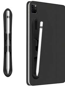 Capa Protetora de Silicone para Caneta Stylus de Tablet, Slot de Suporte de Caneta Stylus de Silicone para Tablet, Compatível com Apple Pencil Pro ou 1st/2nd Geração, Galaxy Tab S6 Lite S7 FE S8 S9 S10 Ultra, Acessórios para Tablet - Multicolorido - Visão 14