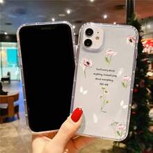 Funda para teléfono con flores rosas y mensaje cristiano, 16, 11 Funda para teléfono phone 13, 15, 14, 12, Pro y Plus. Regalos cristianos para mujer. - Colores mixtos 1 - Ver 6