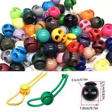 10 à 50 pièces Boutons décoratifs de forme de cœur colorés au hasard, fermoir décoratif, cordon de verrouillage, crochet à ressort, fermoir en forme de groin de cochon, fermoir de carte, bouton de réglage élastique, bouton d'arrêt