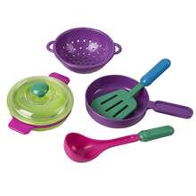 Conjunto de 26 piezas de utensilios de cocina de juguete para niños, que incluye platos, cuchillos, cucharas, etc. (algunos accesorios de color aleatorio), juguetes de cocina, conjunto de cocina para niños, accesorios de cocina para niños, cocina de juguete para niños, platos de plástico para niños, comida de juego, platos para niños pequeños, juego de cocina de juguete