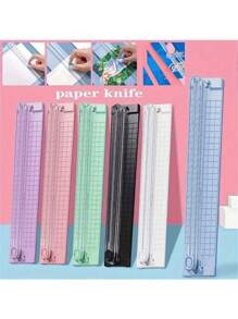 قاطع أوراق A3/A4 محمول قطعة واحدة، يقطع الأوراق بسهولة وبشكل مثالي في كل مرة! (لون عشوائي للرأس الأداة/العبوة)، ضروري العودة للمدرسة، رائع كهدية تذكارية للشكر، عيد الميلاد، عيد الحب، الذكرى السنوية، ديكور إبداعي،حفلة، زفاف، عيد الأم