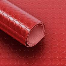 VINILMAX Piso Antiderrapante Resistente de 160 cm de Ancho x 200 cm de Largo | Antideslizante, Textura Rugosa, Soporte Non Woven, Fácil de Instalar | Ideal para Pasillos, Escaleras, Bodegas, Coches, Gimnasios, Talleres - Rojo - Ver 4