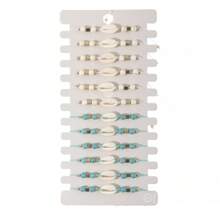 6 Sets Of 72pcs/2 Sets Of 24pcs/1 Sets Of 12pcs Fashionable Charm Ocean Elements Shell Starfish Beads Bracelet Jewelry, Suitable For Couples, Adjustable Bracelet & Anklet, Suitable For Daily, Beach, Travel, Wedding, Gift