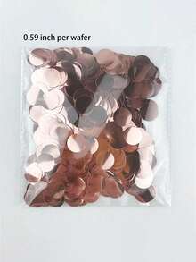 Round Pink/Blue Confetti Baby Girl/Boy Reveals Props Baby Party Birthday Party Holiday Wedding Throwing Confetti Party Atmosphere Props - Multicolor - View 2