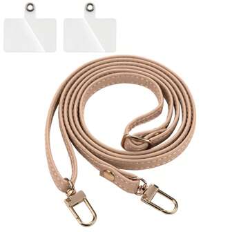 1 pezzo Tracolla regolabile per smartphone da 70cm a 140cm, 1 tracolla + 2 adesivi trasparenti, compatibile con tutti gli smartphone/, design a tracolla