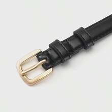 2pcs Needle Buckle Women's Casual Minimalist Thin Belt, Versatile PU Leather Belt For Jeans, Skirts, Pants, All Season Fall, Autumn, Halloween - Multicolor - View 4