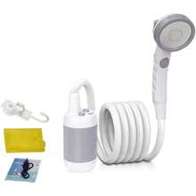 Ducha portatil electrica Exterior portatil Camping anales duchas para Perros Alta presion Recargable de Alta Capacidad 4800mAh - Gris - Ver 8