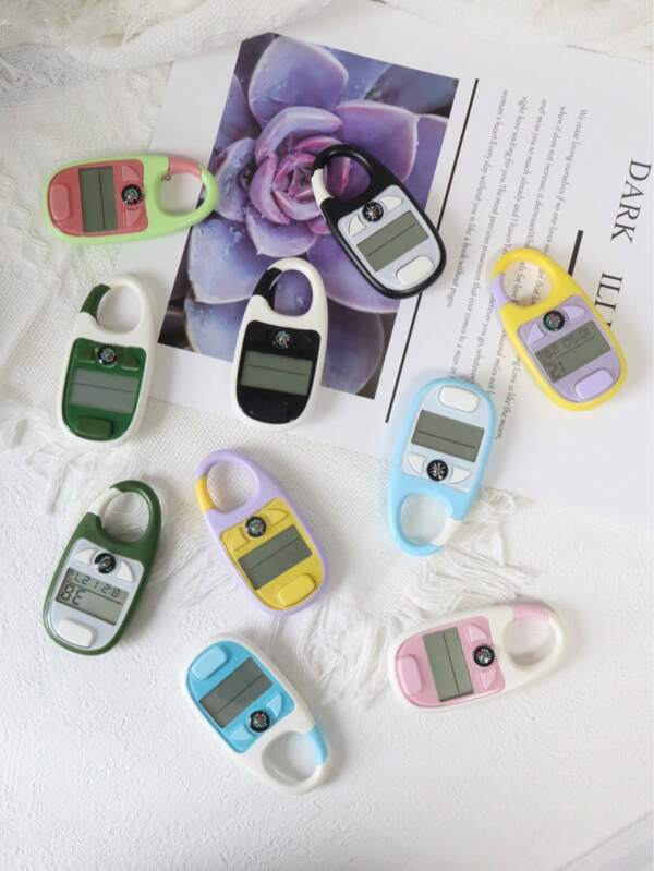 1 pieza Contador de anillos digital, práctico contador de anillos para el dedo para meditación, ejercicio, yoga, conteo, alivio del estrés