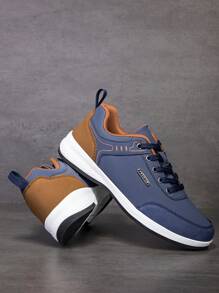 1 par de zapatos casuales de verano antideslizantes y transpirables para hombres, zapatillas marrones de alta calidad, zapatos casuales de negocios cómodos. [Nota: Pida un número de talla talla grande grande ya que son pequeños]
