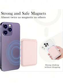 Magnetic Wallet Phone With Mag Safe Wallet Accessories For Phone 16 15 14 13 12 Pro/Pro Max/Plus/Mini Safe Case Series Card Covers For Card Holder Card Holder Wallet Business Card Holder Credit Card Holder Card Holder Women For Women For Men Card Wallet Magsafe Wallet Travel Essentials Everyday Essentials Back To School Essentials - Multicolor - View 4