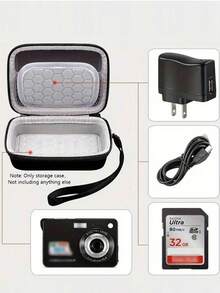 小巧防水数码相机包——户外摄影爱好者和旅行者的理想之选。可用作充电器包、办公数码包、线缆相机包、电子线缆整理包、移动电源收纳包、钱包式旅行相机包。防水、轻便、大容量、便携配件——仅含包装 - 彩色 - 查看 5