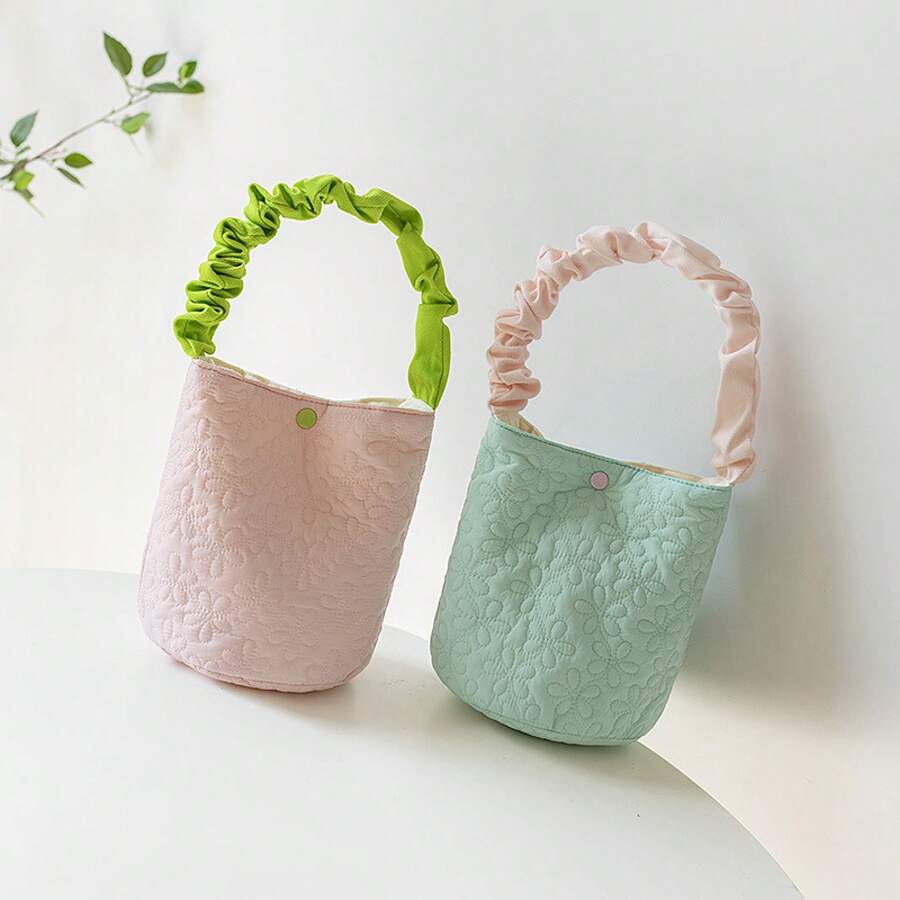 Women Top Handle Bags - 粉紅色 - 查看 1