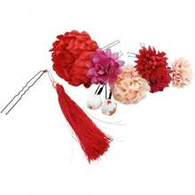 Hair Wreaths & Tiaras - 紅色的 - 查看 3