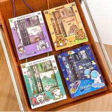 1 Set New Cartoon Cute Stationery Set, Stationery Gift Set, Suitable For Girls And Boys, Surprise Stationery Gift Box, Cute And Practical, Suitable For Gifts