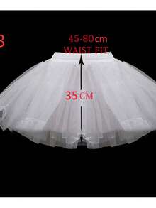 衬裙 花童蓬蓬裙 内衬裙 儿童多款秋季女装 - 彩色 - 查看 2