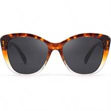 Gafas de sol polarizadas, estilo clásico lentes de sol ojo de gato para mujer - Transparente - Ver 4