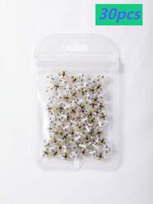 10 Piezas/30 Piezas/50 Piezas/100 Piezas Varios Mini Adornos de Abeja 3D de Resina, Accesorios de Arte de Uñas de Insecto Amarillo de Dibujos Animados Kawaii Sin Olor de Respaldo Plano, Accesorios de Uñas de Alas Amarillas Pequeñas de Estilo Multicolor Transparente de Gelatina Adecuados para Mujeres Manicura DIY, Salón de Uñas, Scrapbooking y Manualidades, Decoración de Abeja Serie de Medio Oriente Estilo Japonés y Coreano Suministros de Uñas Encantos de Uñas Gemas de Uñas