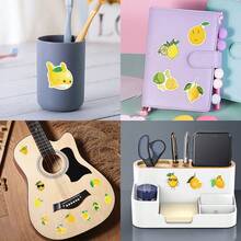 60 件柠檬贴纸水果贴纸柠檬水散装贴纸卡通可爱水果贴纸柠檬水摊装饰水果派对礼品美观乙烯基防水贴纸适用于笔记本电脑、保险杠、滑板、水瓶、电脑、手机 - B - 查看 8