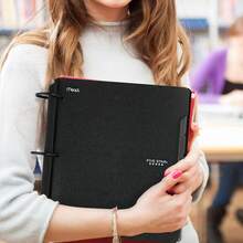 Five Star Flex Hybrid NoteBinder, carpeta de 1 pulgada con pestañas, cuaderno y carpeta de 3 anillos todo en uno, negro (29328AA2) - Verde - Ver 6