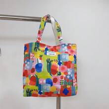 Women Tote Bags - 手繪塗鴉花 - 查看 1