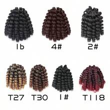 MJamaican Bounce Crochet Hair Wand Curl Crochet Hair For Women Soft And Bouncy Jamaican  Hair NaturalLooking Curly Hair Extensions T30 6 Inch (Pack Of 6 )8001 - t30 - 查看 6