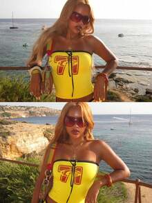 1pc Large Frame Wrapped Glasses Personalized Outdoor Sunscreen Y2K One-Piece Fashionable Glasses And Versatile Street Photography Cool Men's And Women's Glasses Suitable For Daily Wear Street Photography Outdoor Cycling Vacation Travel Summer Beach Accessories Women's Accessories Wraparound Shape Shades - 酒紅色框紅片 - 查看 3