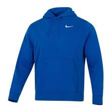 Nike 男士卫衣/套头衫 M NK TM CLUB 卫衣 PO ZTS 男士蓝色连帽卫衣，户外宽松运动服，舒适休闲卫衣，适合日常穿着和通勤，适合学生和校园穿着，HF1177-493 - 寶藍色 - 查看 2