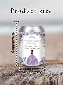 Customized Wedding Can Cooler - Personalized Photo & Text Insulated Beer Sleeve - Neoprene Can Holder For Wedding Favors - Mr. & Mrs. Design - Perfect Bridal Shower Gift - For Weddings, Engagements & Bachelorette Parties - Bridegroom - View 4