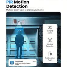 Solar-Powered IP65 Waterproof Security Camera, 2K High-Definition Outdoor/Indoor Wireless Camera, With Artificial Intelligence Motion Detection, Two-Way Audio, 5200 Mah Battery And Solar Panel, Suitable For Home, Pet, Babysit Camera, Garage, Yard, Solar Security Camera