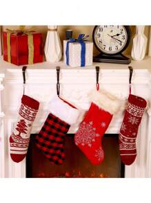 Crochets de suspension de Noël, crochets de décoration de Noël, crochets pour sapin de Noël, petits crochets en métal pour ornements, crochets en forme de S pour décoration de Noël, décoration de scène, décoration de chambre, décoration de maison, décoration de fête de Noël, décorations de Noël