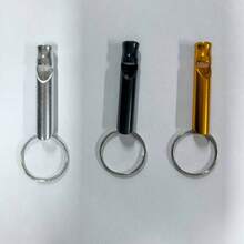 1 件可定制雕刻金属求生口哨，个性化名称、公司徽标，铝合金大声口哨，适用于团体活动、广告促销和节日礼物 - 彩色 - 查看 7