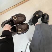 Women Loafers Shoes - 黑色 - 查看 6