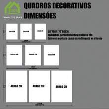 Quadro Decorativo Jardim Cósmico MDF Mosaico Sala Quarto Escritório Impressão Em Hd - Branco - Visão 8