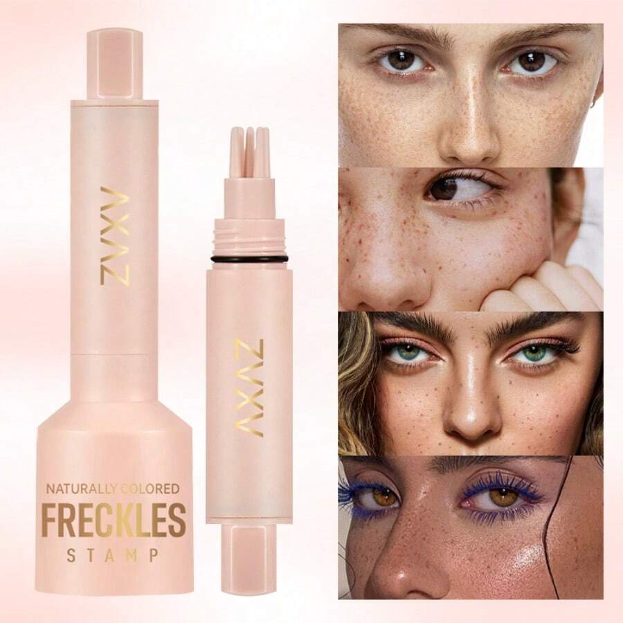 Caneta de Sardas Realista, Cor Natural, À Prova d'Água, Fácil de Aplicar, Caneta de Maquiagem de Sardas para Rosto, Maquiagem de Sardas e Pintas