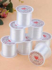 1 件，直径 0.2/0.25/0.3/0.35/0.4/0.45/0.5/0.6 毫米，120/90/70/50/45/35/25/20 米/卷，串珠线，晶莹剔透的非弹性尼龙钓鱼线材料