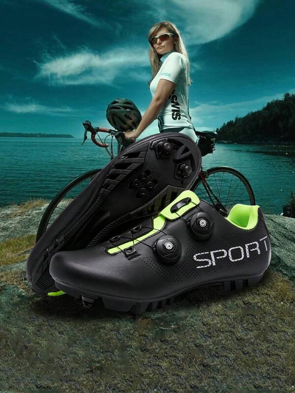 Professional Women Cycling Shoes,Mountain Cycling/Bicycle Shoes,PU Shoe Upper Anti-Slip Outsole All Season,Suitable For Daily Outdoor Hiking Off-Road,MTB Mountain Bike Leisure Hiking Dirt Bike Footwea