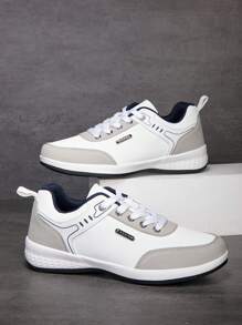 1 par de zapatos casuales de verano antideslizantes y transpirables para hombres, zapatillas marrones de alta calidad, zapatos casuales de negocios cómodos. [Nota: Pida un número de talla talla grande grande ya que son pequeños]