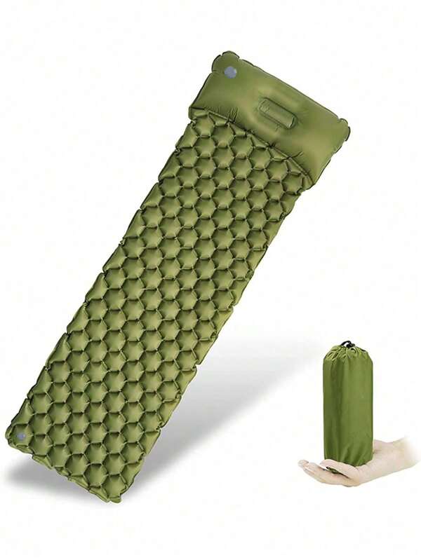 Camping Inflatable Mattress Sleeping Pad Ultralight Compact Camping Mat Sleeping Cushion With Pillow Inflatable Sofa Air Mattress