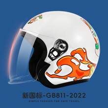 Bicycle Helmets - [Versión para adultos] Blanco brillante - naranja como color principal [102] - Ver 13