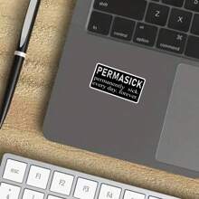 1/3pcs Chronically Ill & Spoonie Vinyl Stickers - Permanently Sick Autoimmune Disorder Awareness Magnets