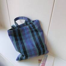 Women Shoulder Bags - 紅灰格 - 查看 4