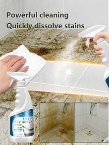 jakehoe 多功能全能清洁剂，瓷砖地板清洁剂产品经理，石材地板保养抛光去油去污去渍清洁剂，深层清洁，恢复瓷砖原有光泽，适用于家庭客厅、厨房、卫生间等日常清洁（新旧款随机发货） - 彩色 - 查看 4