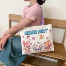 Women Shoulder Bags - 慶生貓兔(有拉鍊無內袋) - 查看 3